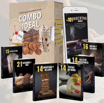 COMBO IDEAL: +190 REECETAS DE POSTRES / DESCARGABLES